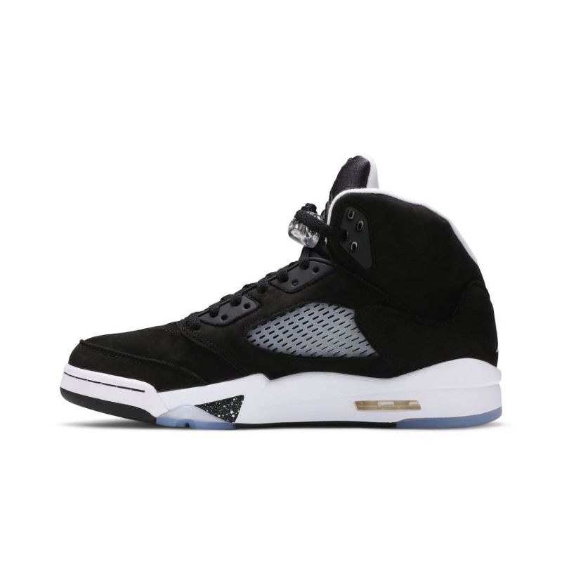 Ανδρικά Παπούτσια Air Jordan 5 Retro Μαύρος Γκρί Άσπρο