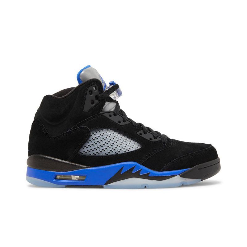 Ανδρικά Παπούτσια Air Jordan 5 Retro Μαύρος Μπλε Ασήμι
