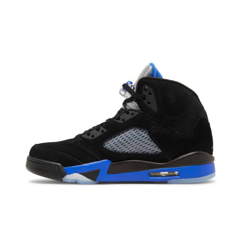 Ανδρικά Παπούτσια Air Jordan 5 Retro Μαύρος Μπλε Ασήμι