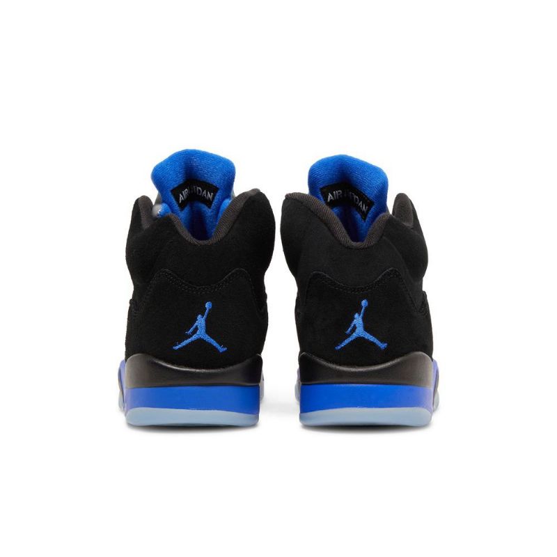 Ανδρικά Παπούτσια Air Jordan 5 Retro Μαύρος Μπλε Ασήμι