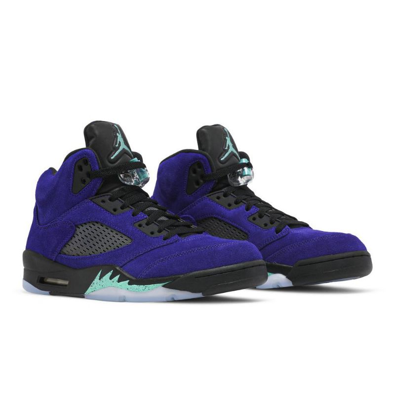 Ανδρικά Παπούτσια Air Jordan 5 Retro Μωβ Μαύρος Turquoise