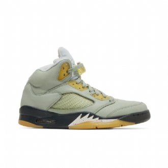 Ανδρικά Παπούτσια Air Jordan 5 Retro Πράσινος Κίτρινος