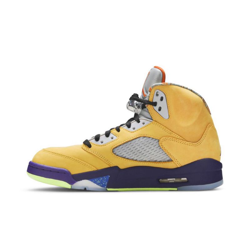 Ανδρικά Παπούτσια Air Jordan 5 Retro Se Κίτρινος Κόκκινος Γκρί Μωβ