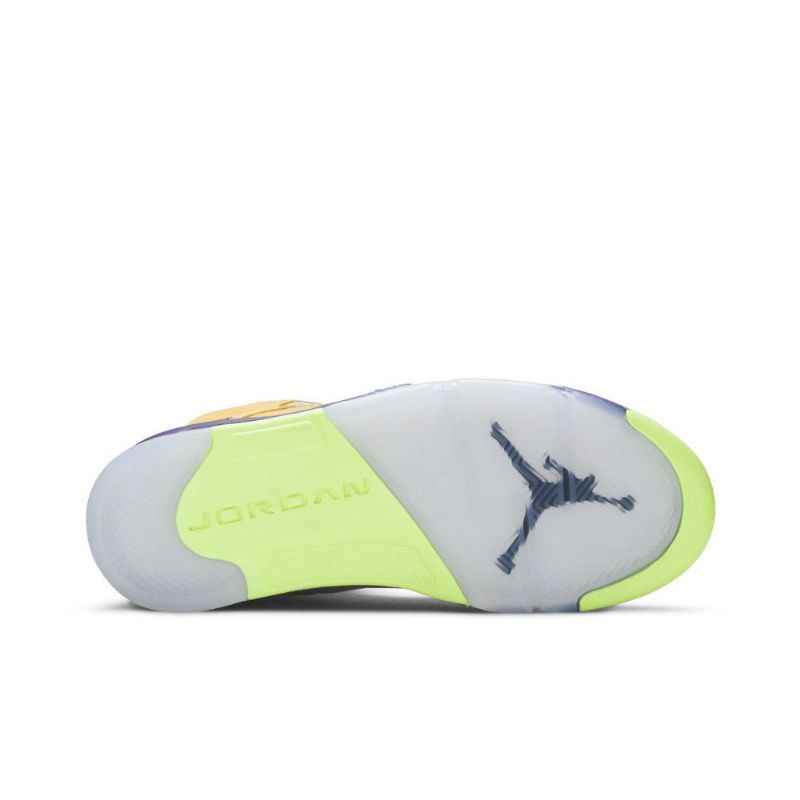 Ανδρικά Παπούτσια Air Jordan 5 Retro Se Κίτρινος Κόκκινος Γκρί Μωβ