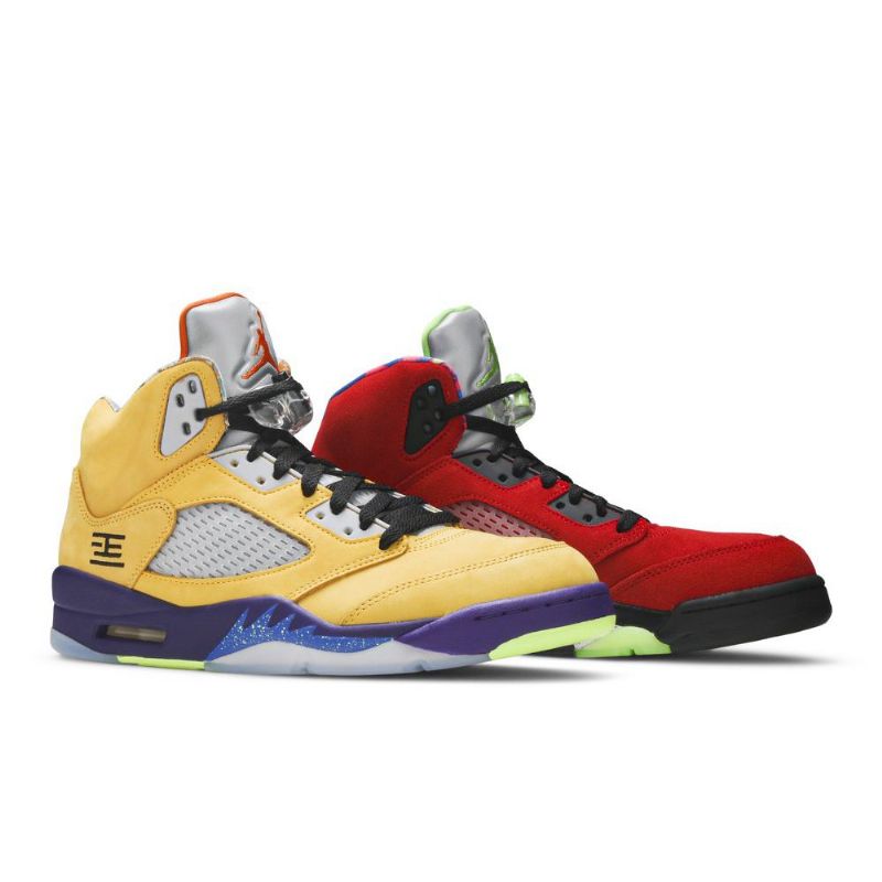 Ανδρικά Παπούτσια Air Jordan 5 Retro Se Κίτρινος Κόκκινος Γκρί Μωβ