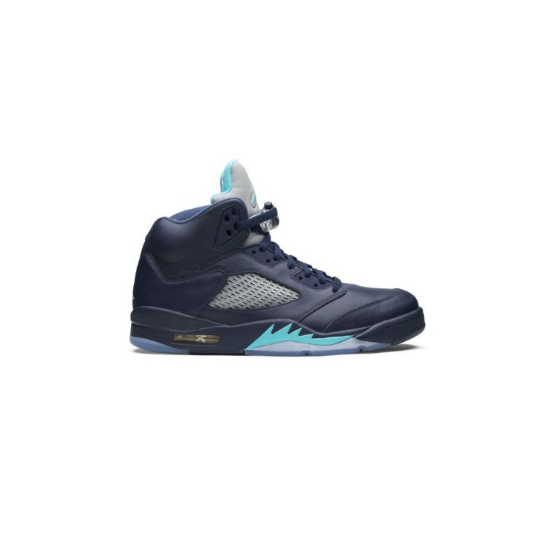 Ανδρικά Παπούτσια Air Jordan 5 Retro Σκούρο Μπλε Turquoise Γκρί