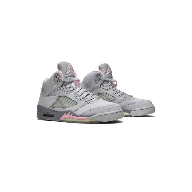 Γυναικεία Παπούτσια Air Jordan 5 Retro Ασήμι Ροζ Γκρί