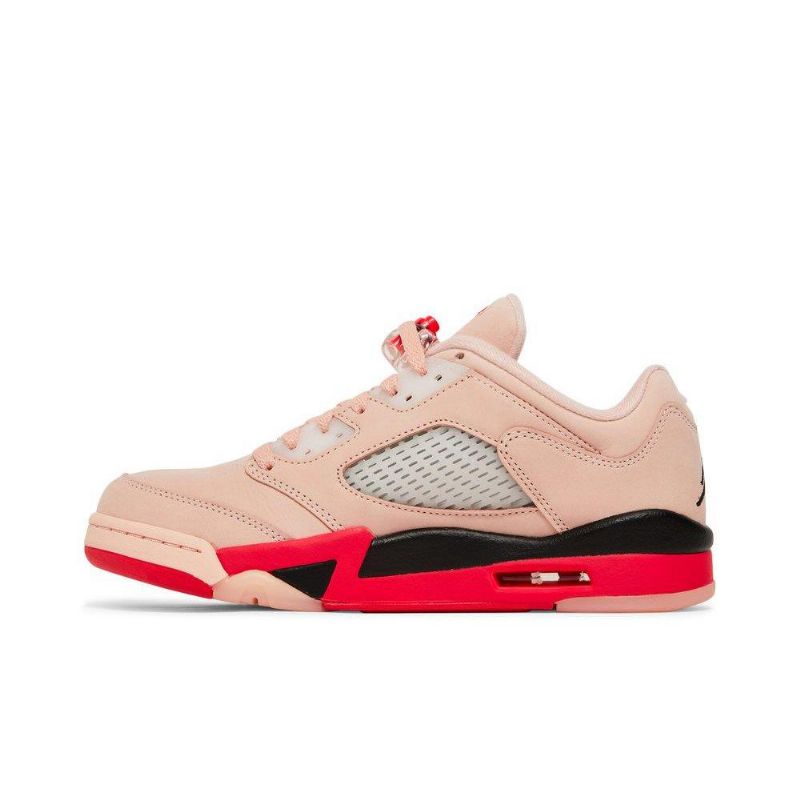 Γυναικεία Παπούτσια Air Jordan 5 Retro Low Ροζ Κόκκινος Μαύρος