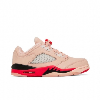 Γυναικεία Παπούτσια Air Jordan 5 Retro Low Ροζ Κόκκινος Μαύρος