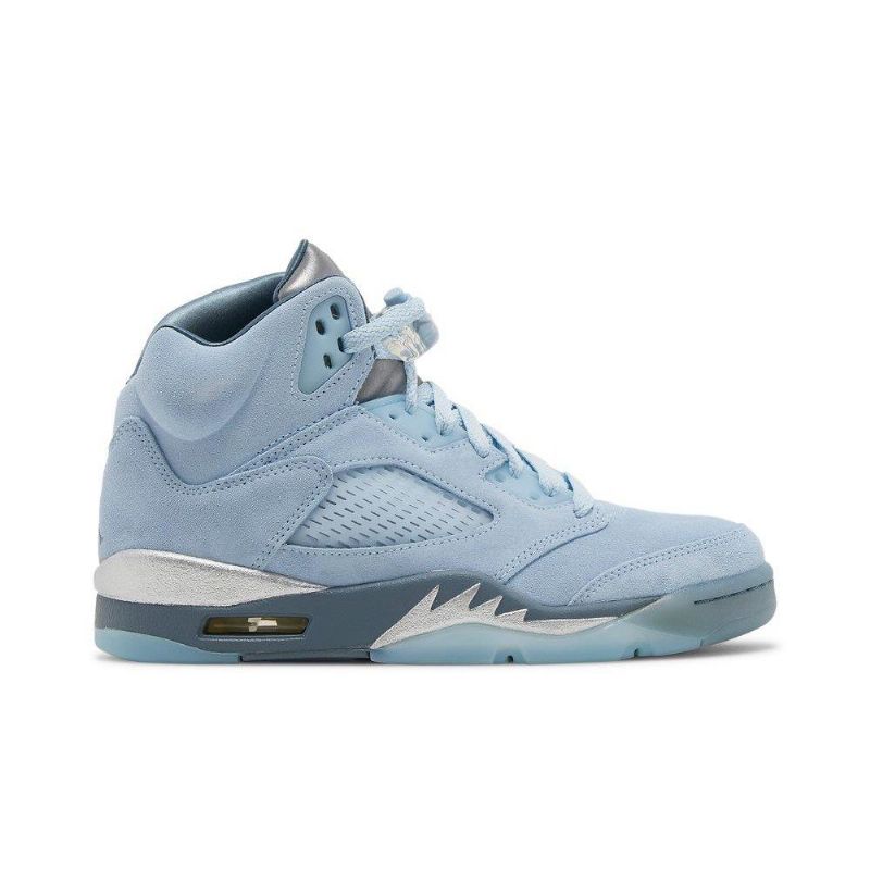 Γυναικεία Παπούτσια Air Jordan 5 Retro Μπλε Ασήμι Άσπρο