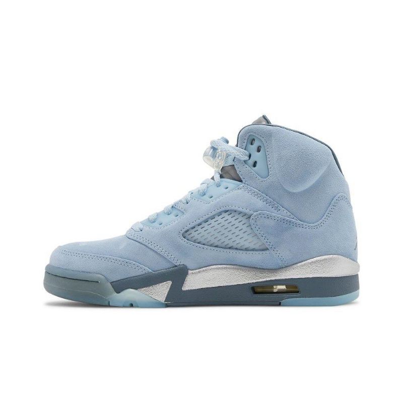 Γυναικεία Παπούτσια Air Jordan 5 Retro Μπλε Ασήμι Άσπρο