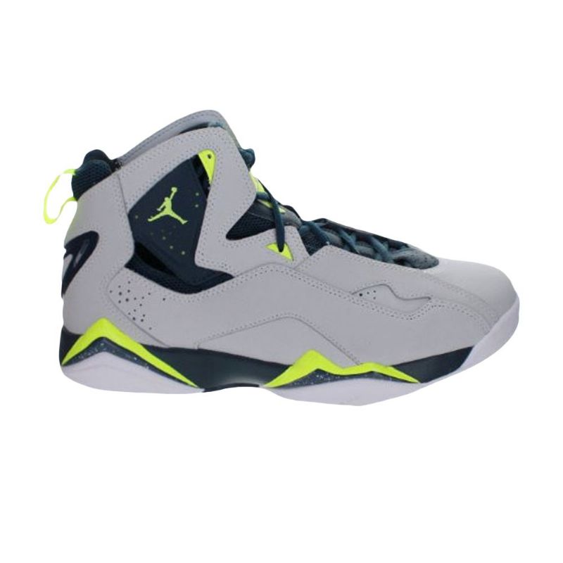Ανδρικά Παπούτσια Air Jordan True Flight Γκρί Πράσινος Σκούρο Μπλε
