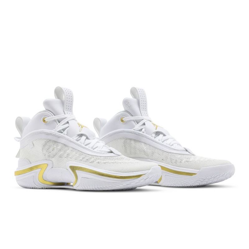 Ανδρικά Παπούτσια Air Jordan 36 Άσπρο Χρυσός