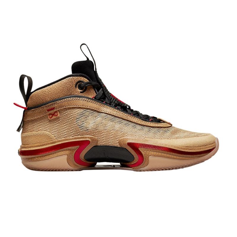 Ανδρικά Παπούτσια Air Jordan 36 Rui Hachimura Καφέ Μαύρα Κόκκινα