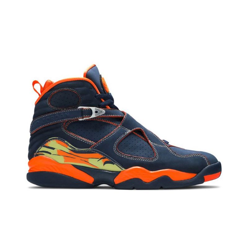 Ανδρικά Παπούτσια Air Jordan 8 Retro Ls Σκούρο Μπλε Πορτοκάλι Πράσινος