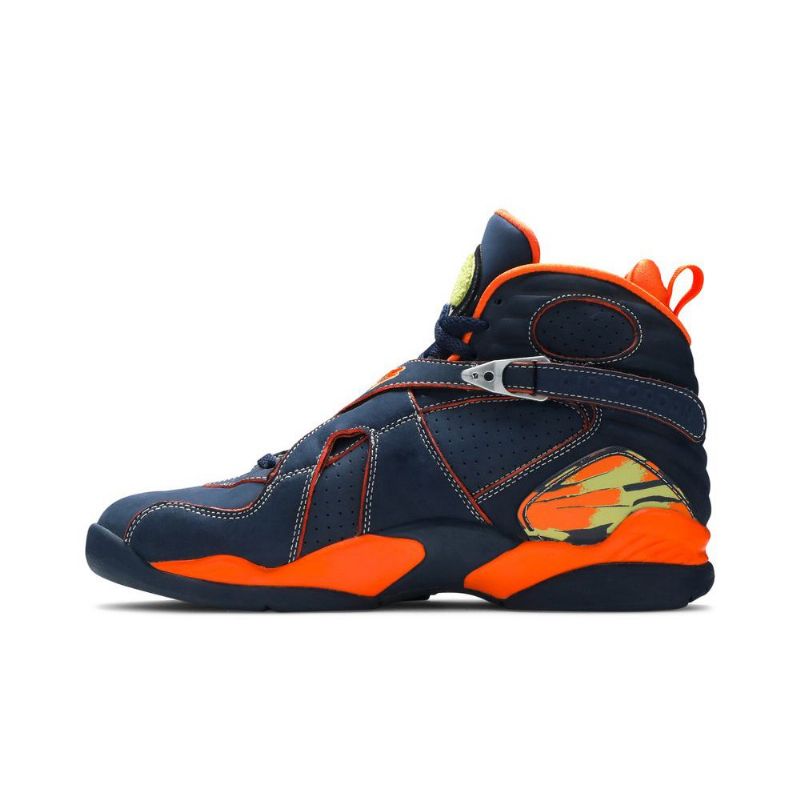 Ανδρικά Παπούτσια Air Jordan 8 Retro Ls Σκούρο Μπλε Πορτοκάλι Πράσινος