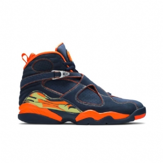 Ανδρικά Παπούτσια Air Jordan 8 Retro Ls Σκούρο Μπλε Πορτοκάλι Πράσινος