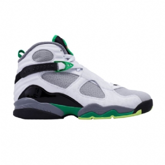 Ανδρικά Παπούτσια Air Jordan 8 Retro Pe Λευκό Γκρι Μαύρα Πράσινα