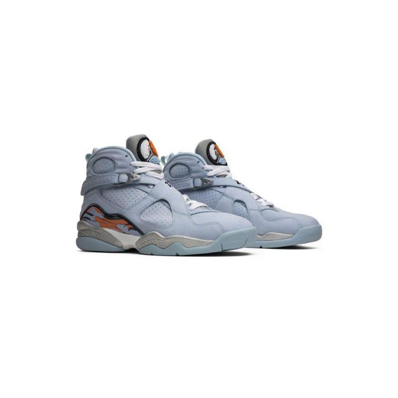Γυναικεία Παπούτσια Air Jordan 8 Retro Μπλε Πορτοκάλι