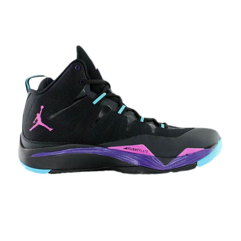 Ανδρικά Παπούτσια Air Jordan Super.fly 2 Μαύρα Ροζ Μωβ Μπλε