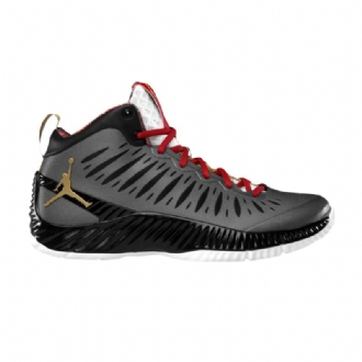 Ανδρικά Παπούτσια Air Jordan Super.fly Rttg Μαύρο Χρυσό Κόκκινο Λευκό