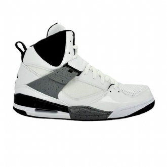 Ανδρικά Παπούτσια Air Jordan Flight 45 High Άσπρο Μαύρος Γκρί