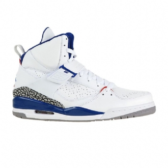 Ανδρικά Παπούτσια Air Jordan Flight 45 High Άσπρο Μπλε Γκρί