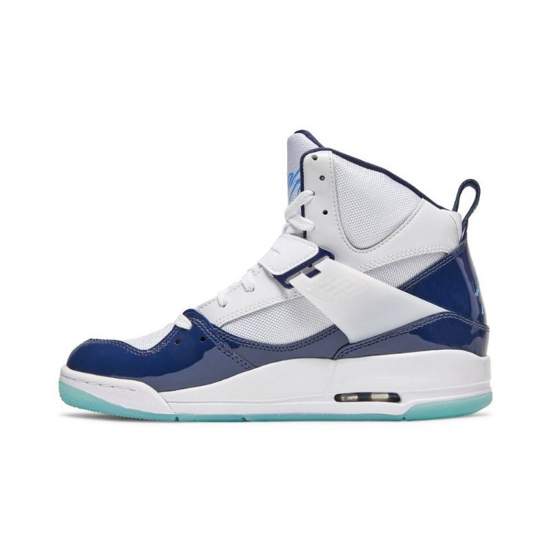Ανδρικά Παπούτσια Air Jordan Flight 45 High Άσπρο Σκούρο Μπλε