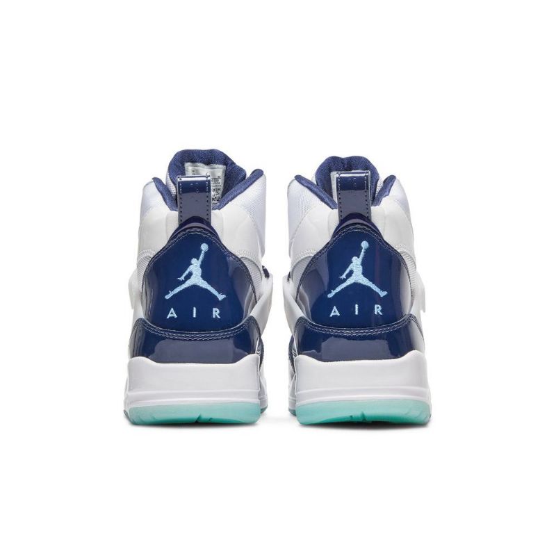Ανδρικά Παπούτσια Air Jordan Flight 45 High Άσπρο Σκούρο Μπλε