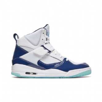 Ανδρικά Παπούτσια Air Jordan Flight 45 High Άσπρο Σκούρο Μπλε