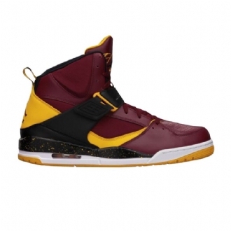 Ανδρικά Παπούτσια Air Jordan Flight 45 High Bordeaux Μαύρος Χρυσός