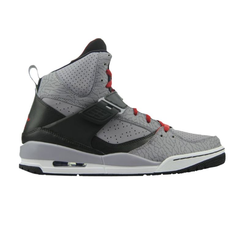 Ανδρικά Παπούτσια Air Jordan Flight 45 High Γκρί Μαύρος Κόκκινος
