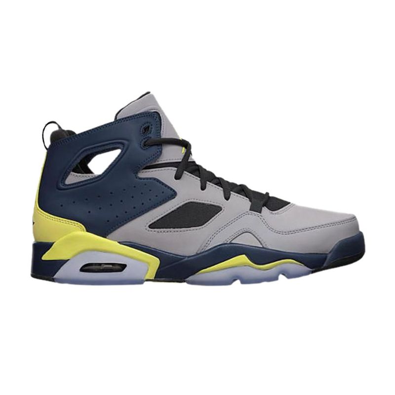 Ανδρικά Παπούτσια Air Jordan Flight Club 91 Ασήμι Κίτρινος Μπλε Μαύρος