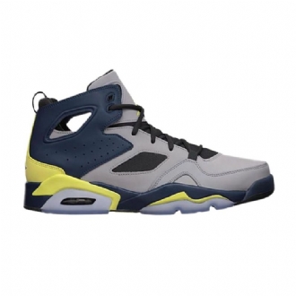Ανδρικά Παπούτσια Air Jordan Flight Club 91 Ασήμι Κίτρινος Μπλε Μαύρος