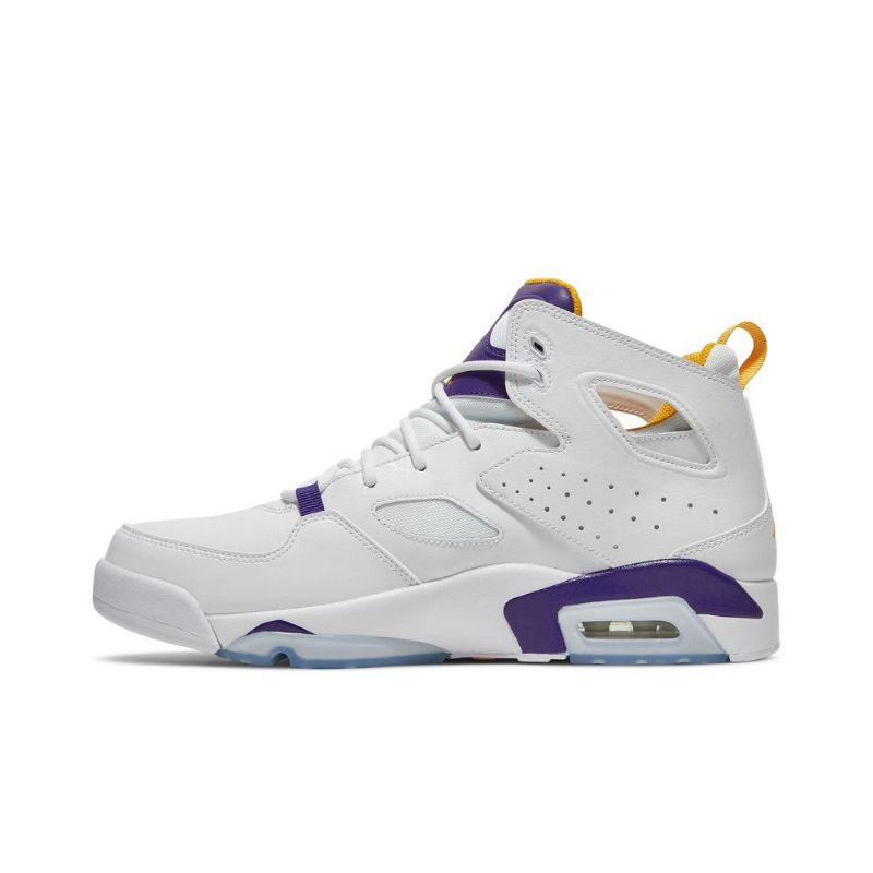 Ανδρικά Παπούτσια Air Jordan Flight Club 91 Άσπρο Μωβ Χρυσός