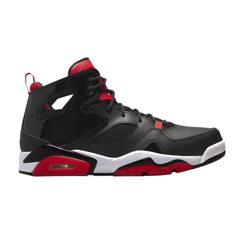 Ανδρικά Παπούτσια Air Jordan Flight Club 91 Μαύρος Κόκκινος Άσπρο
