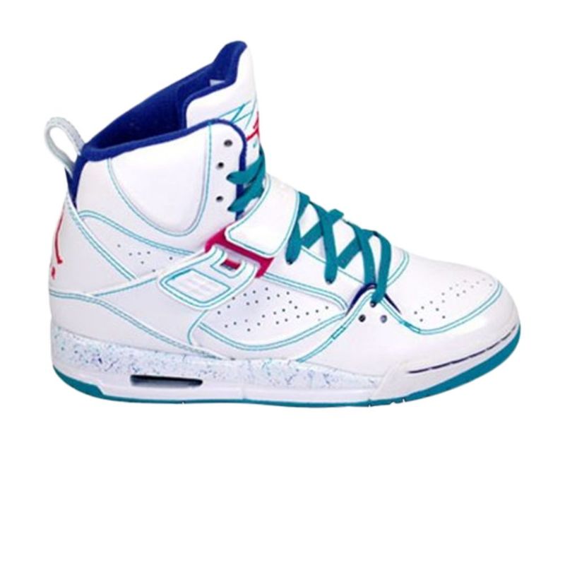 Γυναικεία Παπούτσια Air Jordan Flight 45 High Άσπρο Πράσινος Μωβ