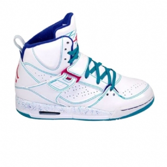 Γυναικεία Παπούτσια Air Jordan Flight 45 High Άσπρο Πράσινος Μωβ