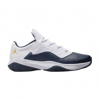 Ανδρικά Παπούτσια Air Jordan 11 cmft Low Άσπρο Σκούρο Μπλε Χρυσός