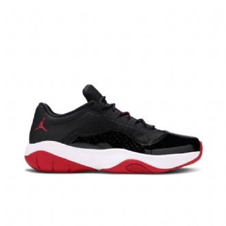 Ανδρικά Παπούτσια Air Jordan 11 cmft Χαμηλά Μαύρα Κόκκινα Λευκά