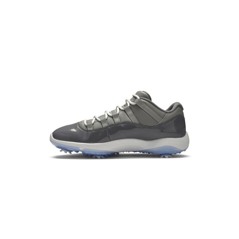 Ανδρικά Παπούτσια Air Jordan 11 Low Golf Γκρί Άσπρο