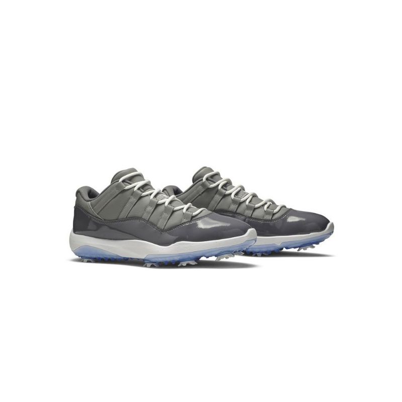 Ανδρικά Παπούτσια Air Jordan 11 Low Golf Γκρί Άσπρο