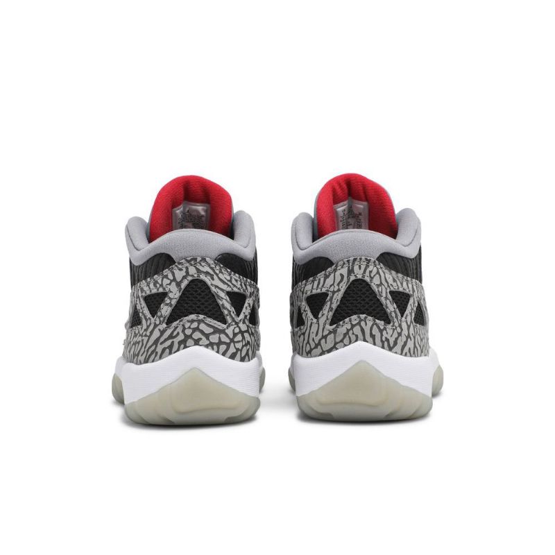 Ανδρικά Παπούτσια Air Jordan 11 Retro Low Ie Μαύρα Γκρι Κόκκινα Λευκά