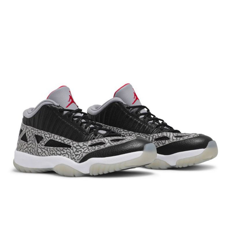 Ανδρικά Παπούτσια Air Jordan 11 Retro Low Ie Μαύρα Γκρι Κόκκινα Λευκά