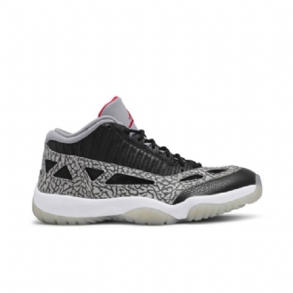 Ανδρικά Παπούτσια Air Jordan 11 Retro Low Ie Μαύρα Γκρι Κόκκινα Λευκά