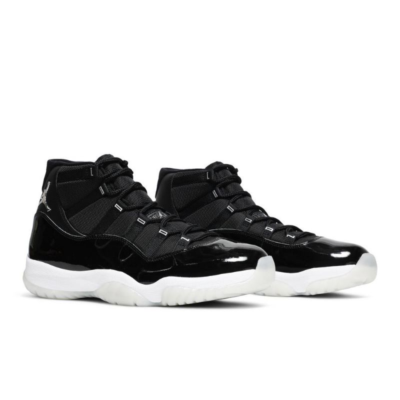 Ανδρικά Παπούτσια Air Jordan 11 Retro Μαύρος Άσπρο Ασήμι