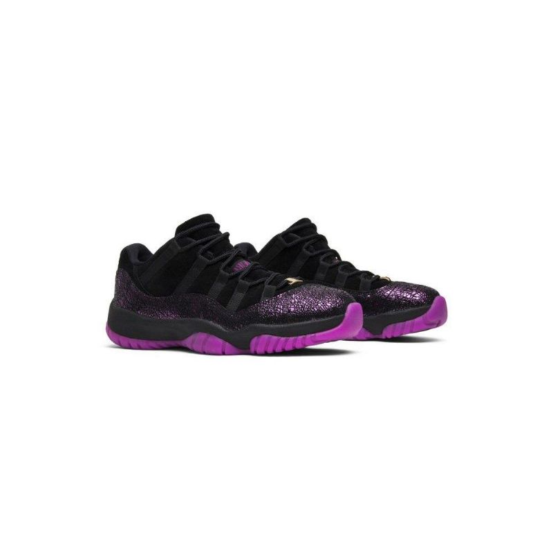 Γυναικεία Παπούτσια Air Jordan 11 Low Μαύρος Μωβ
