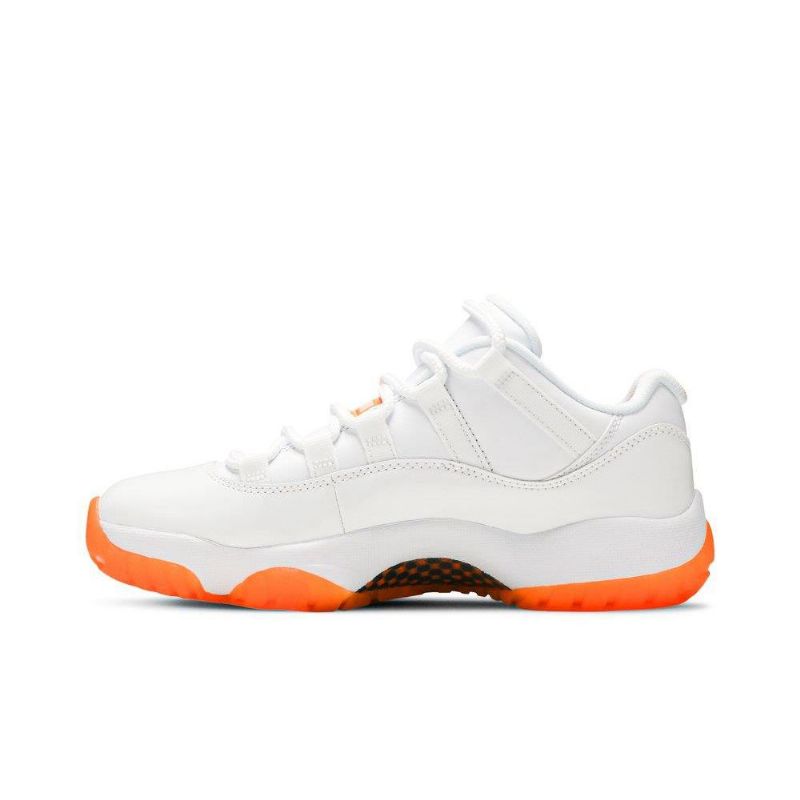 Γυναικεία Παπούτσια Air Jordan 11 Retro Low Άσπρο Πορτοκάλι