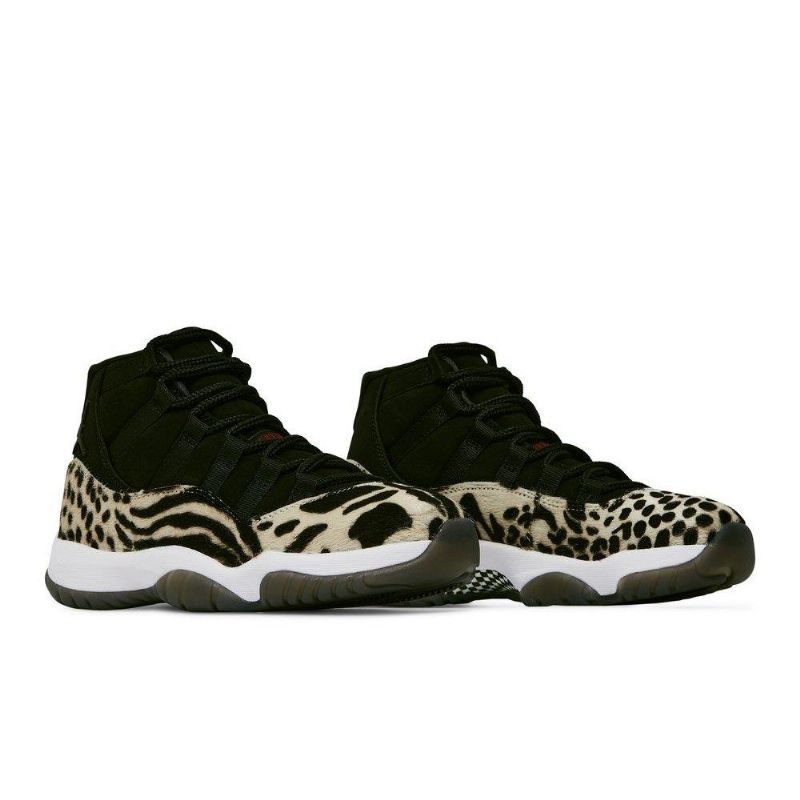 Γυναικεία Παπούτσια Air Jordan 11 Retro Μαύρος Μπεζ Κόκκινος