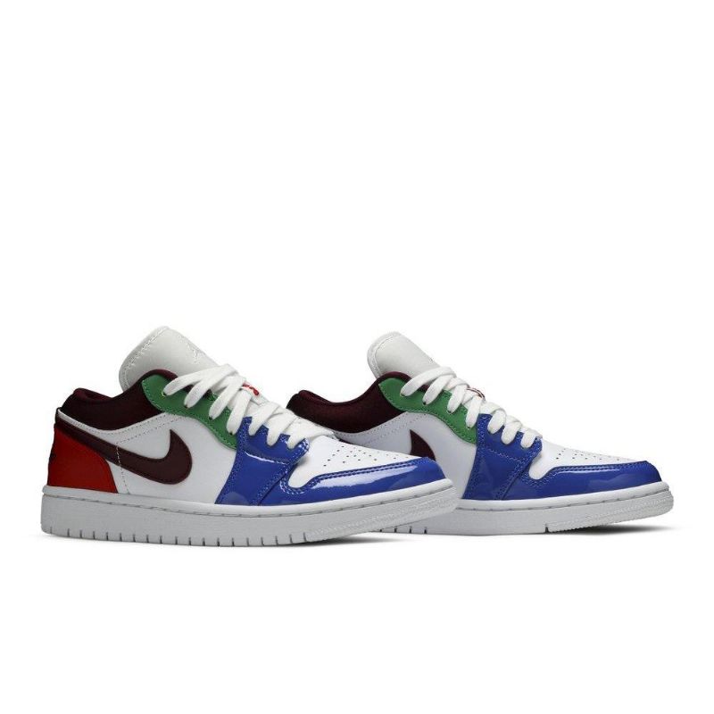 Air Jordan 1 Low Se Άσπρο Πολύχρωμα Γυναικεία Παπούτσια